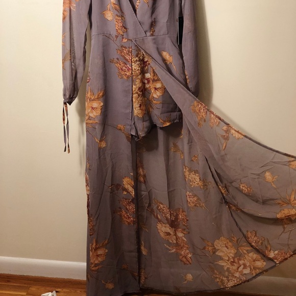 Romper Maxi Dress - Picture 2 of 3